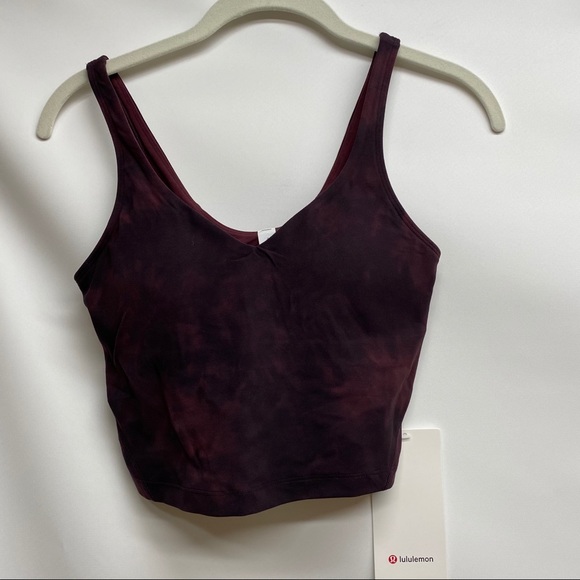 Lululemon Align Tank Diamond Dye Cassis Black 10 - Picture 3 of 8
